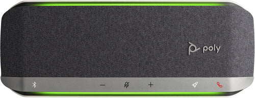 HP Poly Sync 40+ USB-A USB-C Speakerphone 30H Battery Silver