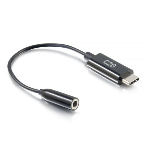 USB-C to 3.5mm Adapter Cable 0.09m Black Male Female