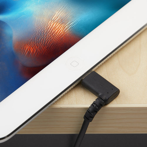 Durable 3ft USB A to Lightning Cable with Right Angled Connector - StarTech.com MFi Certified