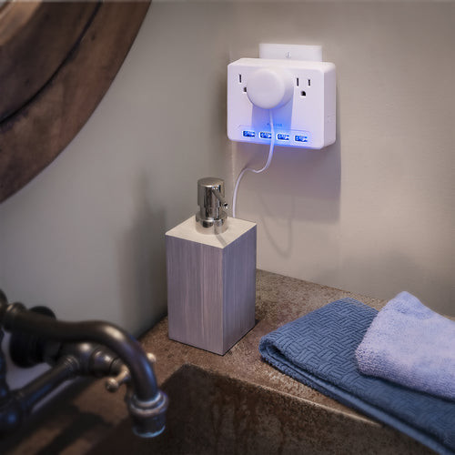 Surge Protector CyberPower P3WU 3 AC Outlets 125V White