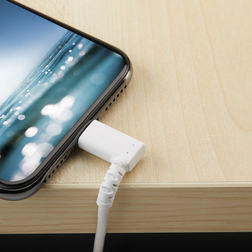 StarTech.com 3ft USB A to Lightning Cable - Durable Right Angled Charging/Sync Cord