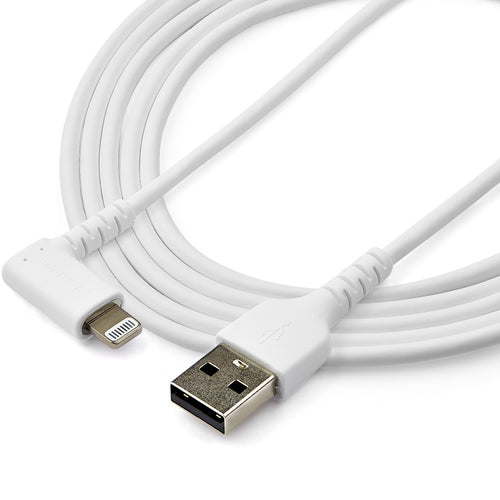 6ft USB A to Lightning Cable Right Angle MFi Certified Durable Charging Sync Cord