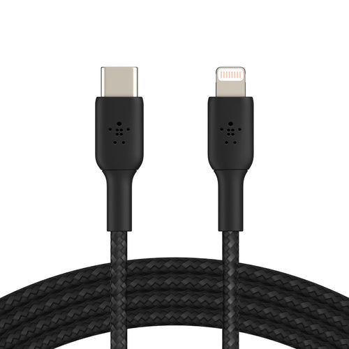 Lightning Cable 2m USB-C Male to Male Black Belkin