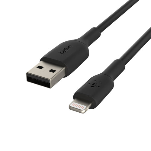 Lightning Cable 1m USB A to Male Male Black Belkin
