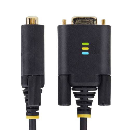 USB to Serial Adapter Cable 6.6ft with FTDI IC Black