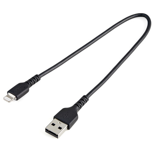StarTech.com 12-inch USB-A to Lightning Cable - Durable Black, MFi Certified
