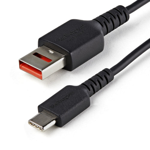 USB Secure Charging Cable USB-A to USB-C 3ft Data Blocker 0.48 Gbps