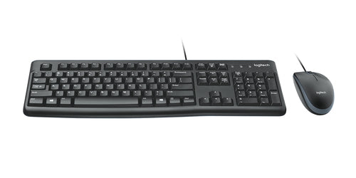 Logitech MK120 Wired USB Keyboard and Mouse QWERTZ Black