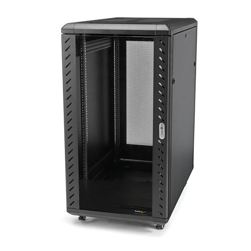 32U Server Rack Cabinet Lockable 4-Post Computer AV IT Equipment
