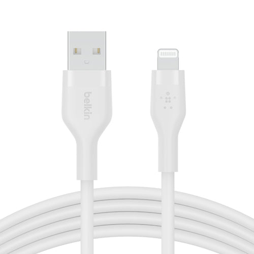 USB-A to Lightning Cable 2M Belkin Male to Male White