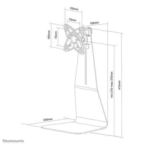 Neomounts FPMA-D800 monitor mount / stand