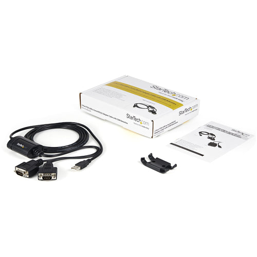 USB to Serial Adapter Cable 2-Port FTDI 6ft TAA Compliant