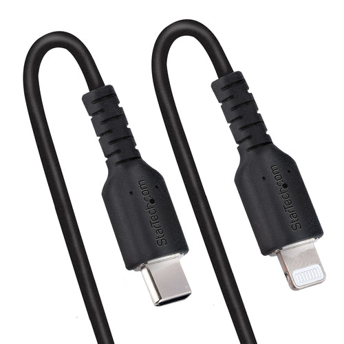 USB C to Lightning Cable 50cm Coiled Durable MFi Certified