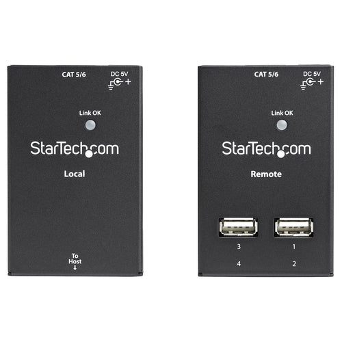 StarTech.com USB2004EXTV 4-Port USB-Extender – 40m über Cat5/Cat6