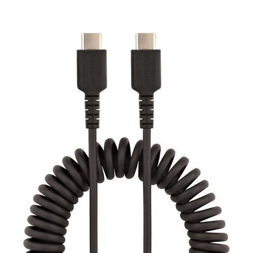 StarTech.com 20in aufgerolltes USB-C Ladekabel – strapazierfähig, schnelles Laden und Synchronisieren