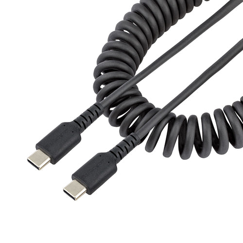 StarTech.com 20in aufgerolltes USB-C Ladekabel – strapazierfähig, schnelles Laden und Synchronisieren