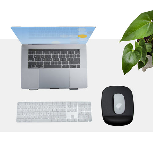 StarTech.com Ergonomisches Mauspad mit Handgelenkauflage – Schwarz – Komfortables Design