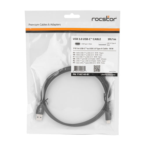 Rocstor Y10C279-B1 USB cable