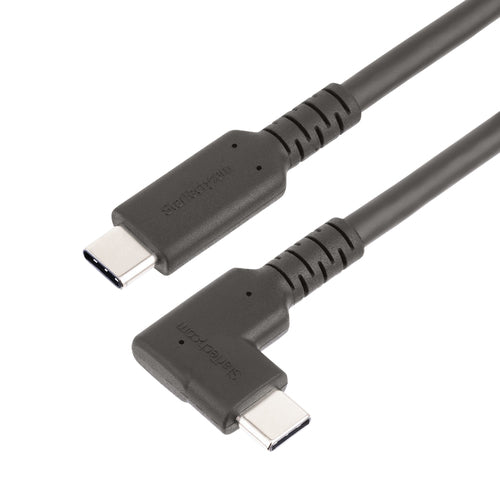 USB-C Right-Angled Cable 6.6ft 100W Power Delivery 4K 60Hz