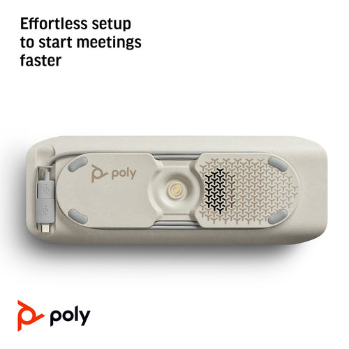 HP Poly Sync 40+ USB-A USB-C Bluetooth-Freisprechlösung Microsoft Teams Certified 55dB