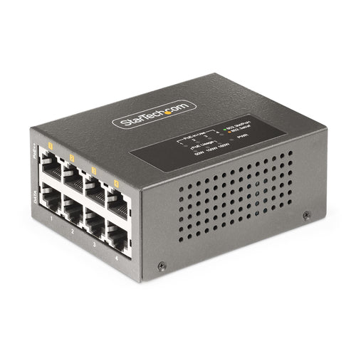StarTech.com AS445C 4-Port Multi-Gigabit PoE++ Injektor – 160 W Leistungsbudget