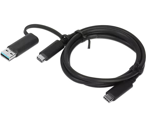 USB 3.2 Gen 1 Cable 1m USB A to USB C Black - Lenovo
