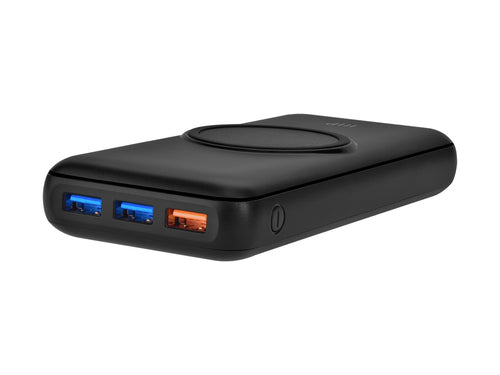 20000mAh Monoprice Wireless Power Bank Quick Charge 3.0 Black