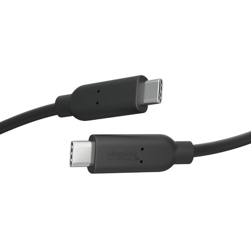 10Gbps USB C to USB C Cable 3.3ft Plugable Technologies 5A USB 3.1 Gen 2