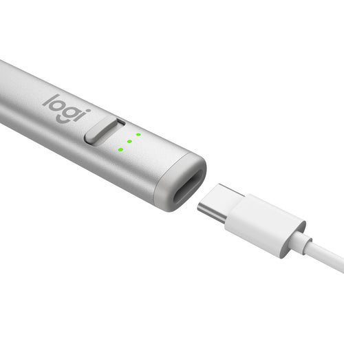 Logitech Crayon Stylus Pen for iPad Pro 12.9-inch White ABS Aluminium