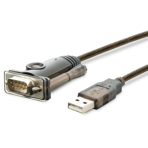 USB to Serial Adapter Plugable Technologies RS-232 DB9 Male Connector 0.6m Compatible Windows Mac Linux