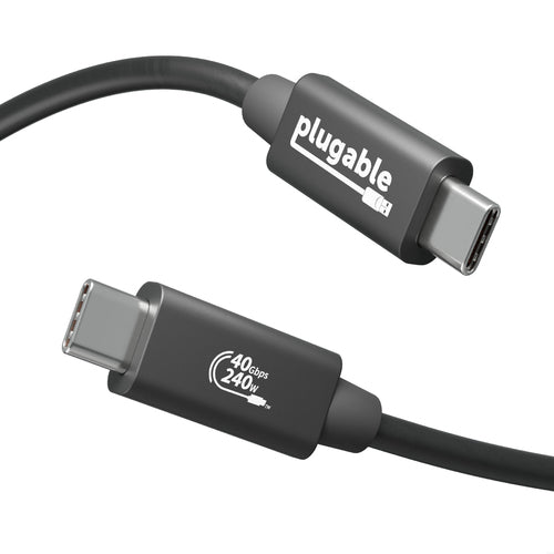 USB4 Cable with 240W Charging 3.3 Feet 40Gbps Compatible with USB-C Thunderbolt 4