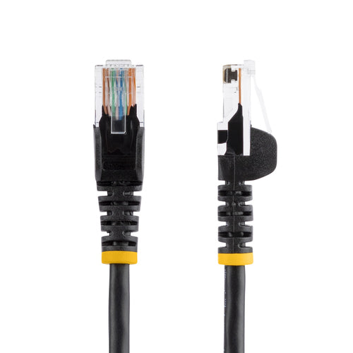 Cat5e Networking Cable 10ft Black Snagless UTP 350MHz RJ45