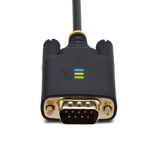 USB to Serial Adapter Cable 3ft Black FTDI IC Windows/macOS/Linux