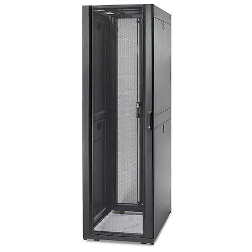 APC NetShelter SX 48U Rack - Black, 1704 kg Capacity, Freestanding Server Rack