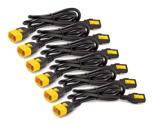 Power Cable 1.2m Locking C13 to C14 Coupler 10A